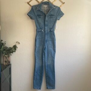 Good American Fit For Success Jean Jumpsuit